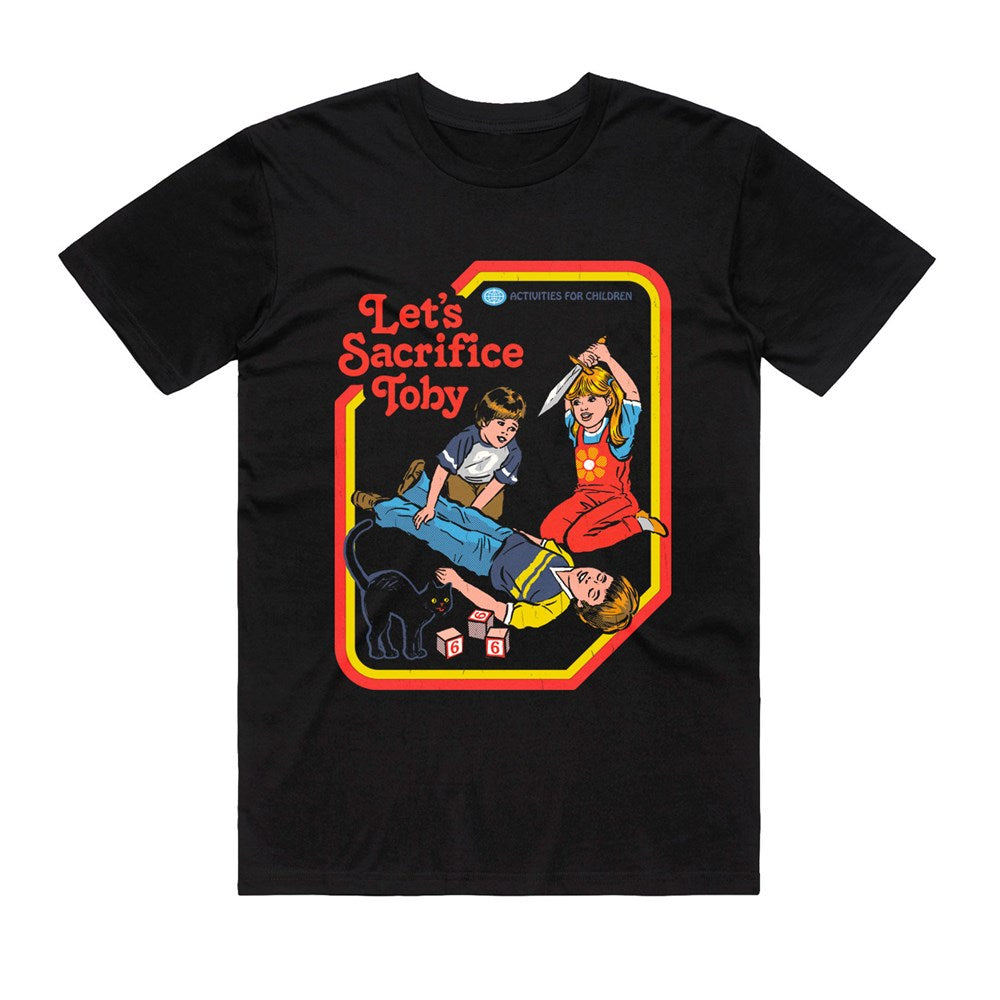 Steven Rhodes - Lets Sacrifice Toby - Black T-shirt