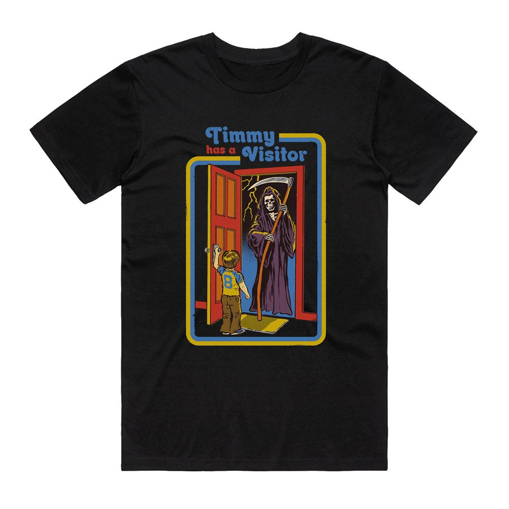 Steven Rhodes Timmy Has a Visitor T-Shirt – Black