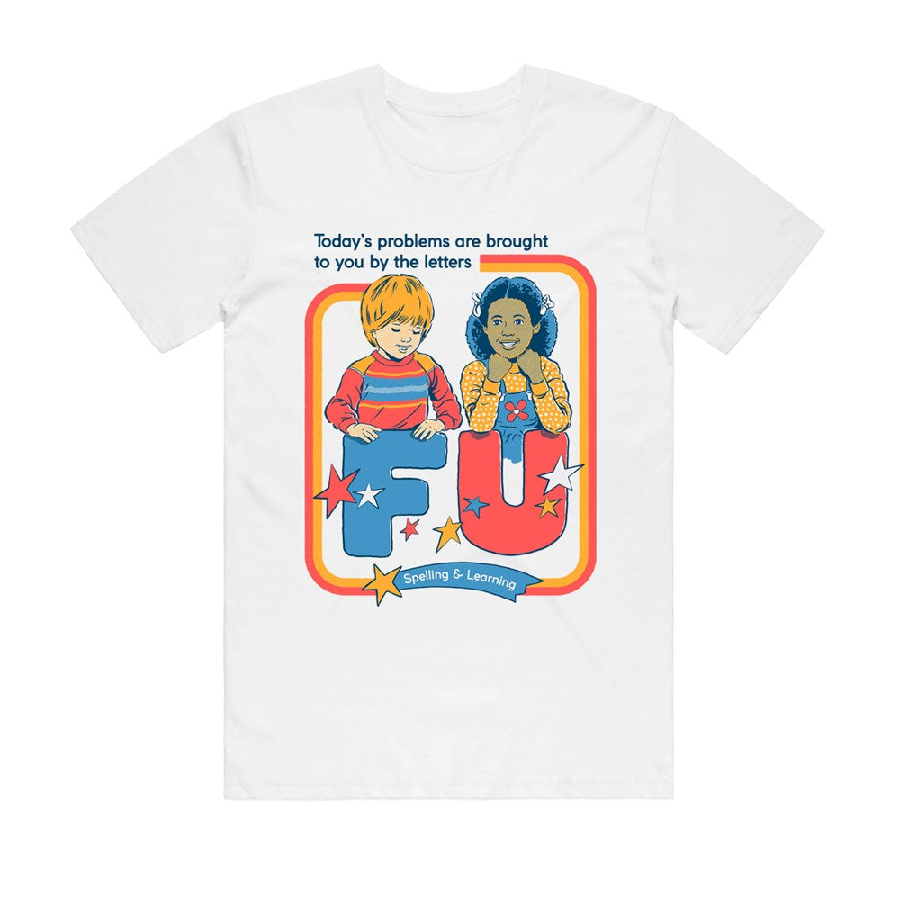 Steven Rhodes Today's Problems T-Shirt – White