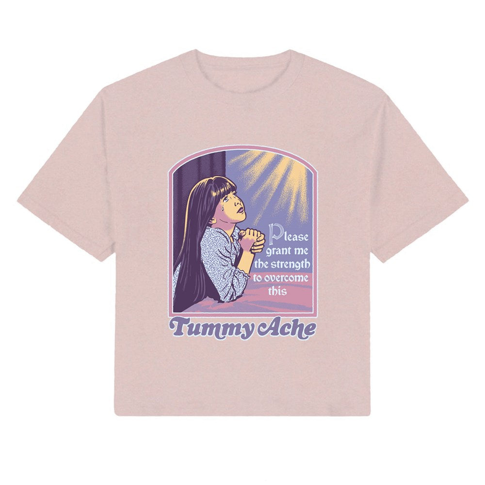 Steven Rhodes - Tummy Ache - Womens Blush Crop