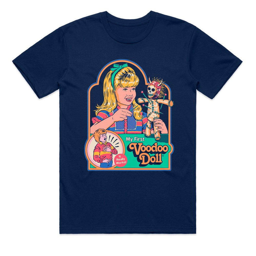 Steven Rhodes - My First Voodoo Doll - Navy T-shirt