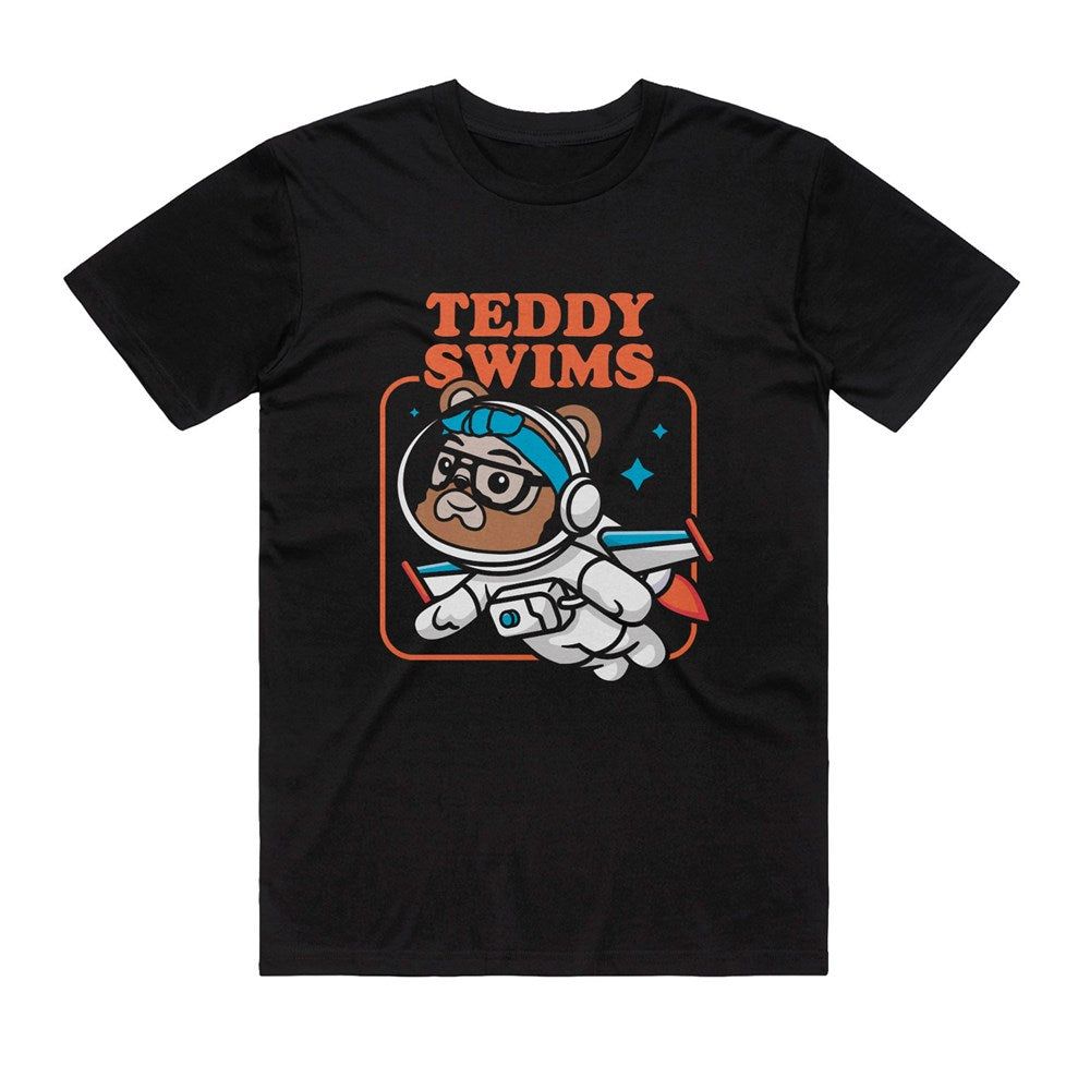 Teddy Swims - Astronaut - Black T-shirt