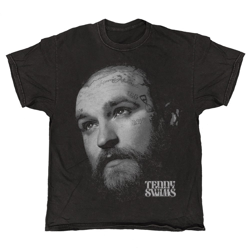 Teddy Swims - Big Head - Black Vintage T-shirt