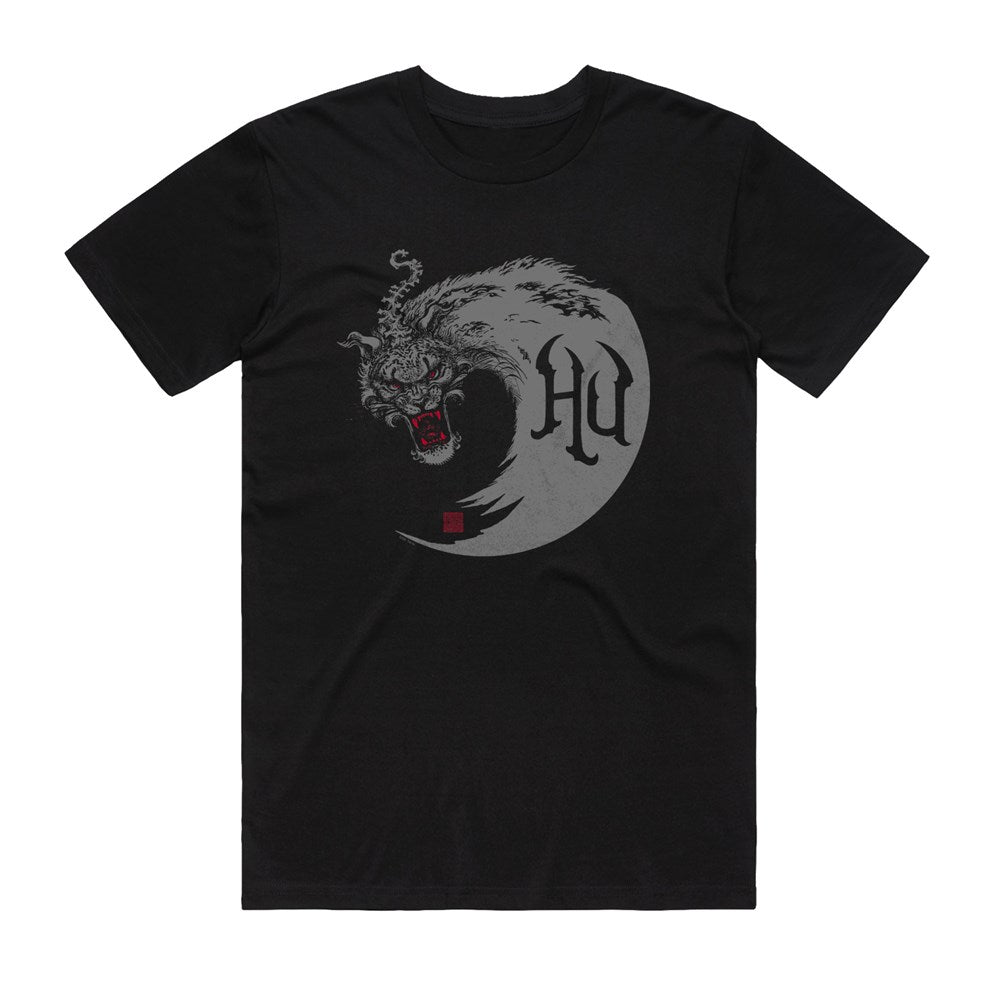 The Hu Round Dragon T-Shirt – Black
