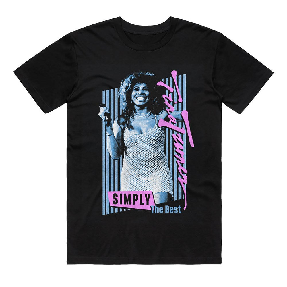 Tina Turner Simply The Best Logo T-Shirt – Black