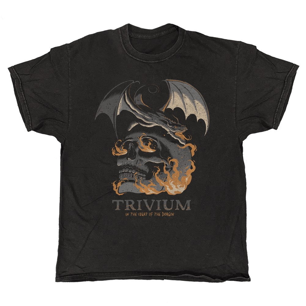Trivium - Court of the Dragon - Black Vintage T-shirt