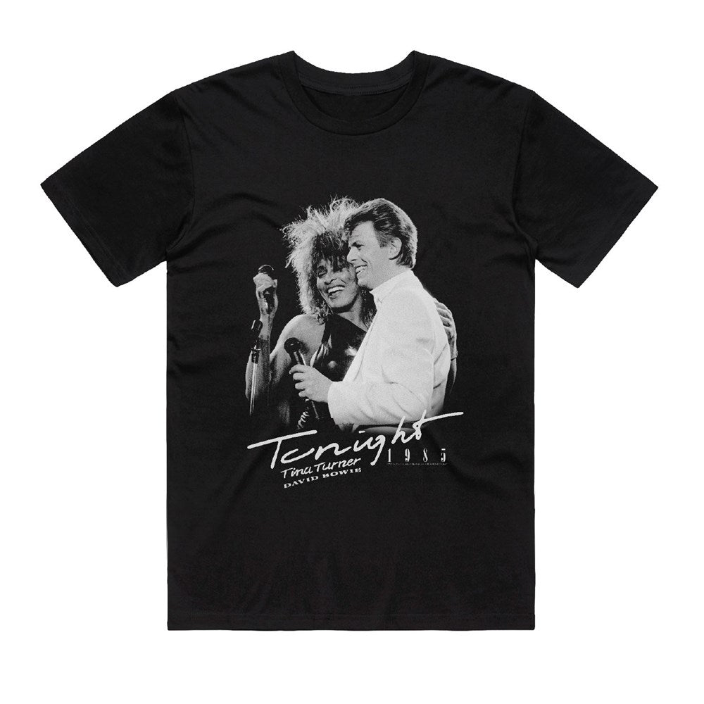 Tina x Bowie - Tonight - Black T-shirt