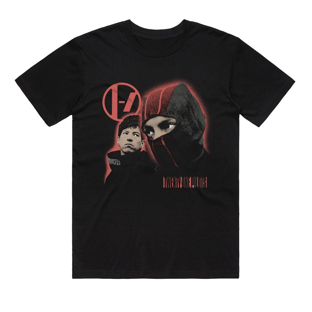 Twenty One Pilots Balaclava Logo T-Shirt – Black