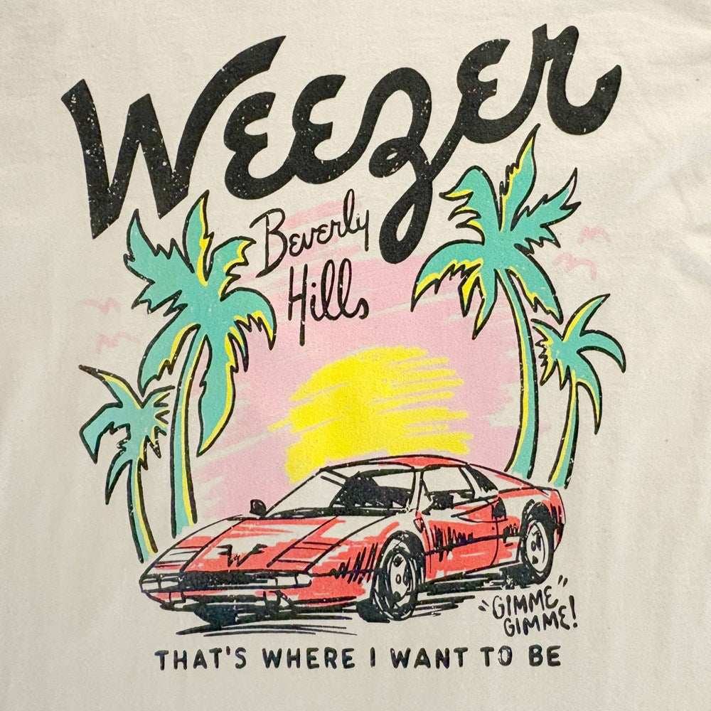 Weezer Beverly Hills Graphic T-Shirt – Natural