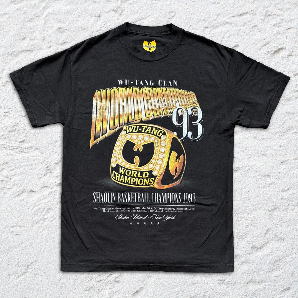 Wu-Tang Clan Champions Ring T-Shirt – Black