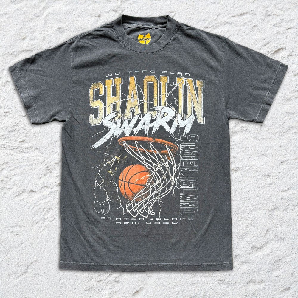 Wu-Tang Clan Shaolin Swarm T-Shirt – Faded Black