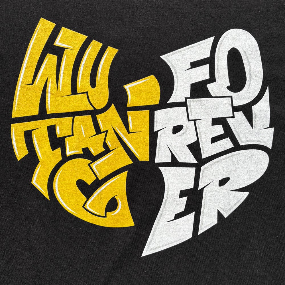 Wu-Tang Clan Stacked Graffiti T-Shirt – Black