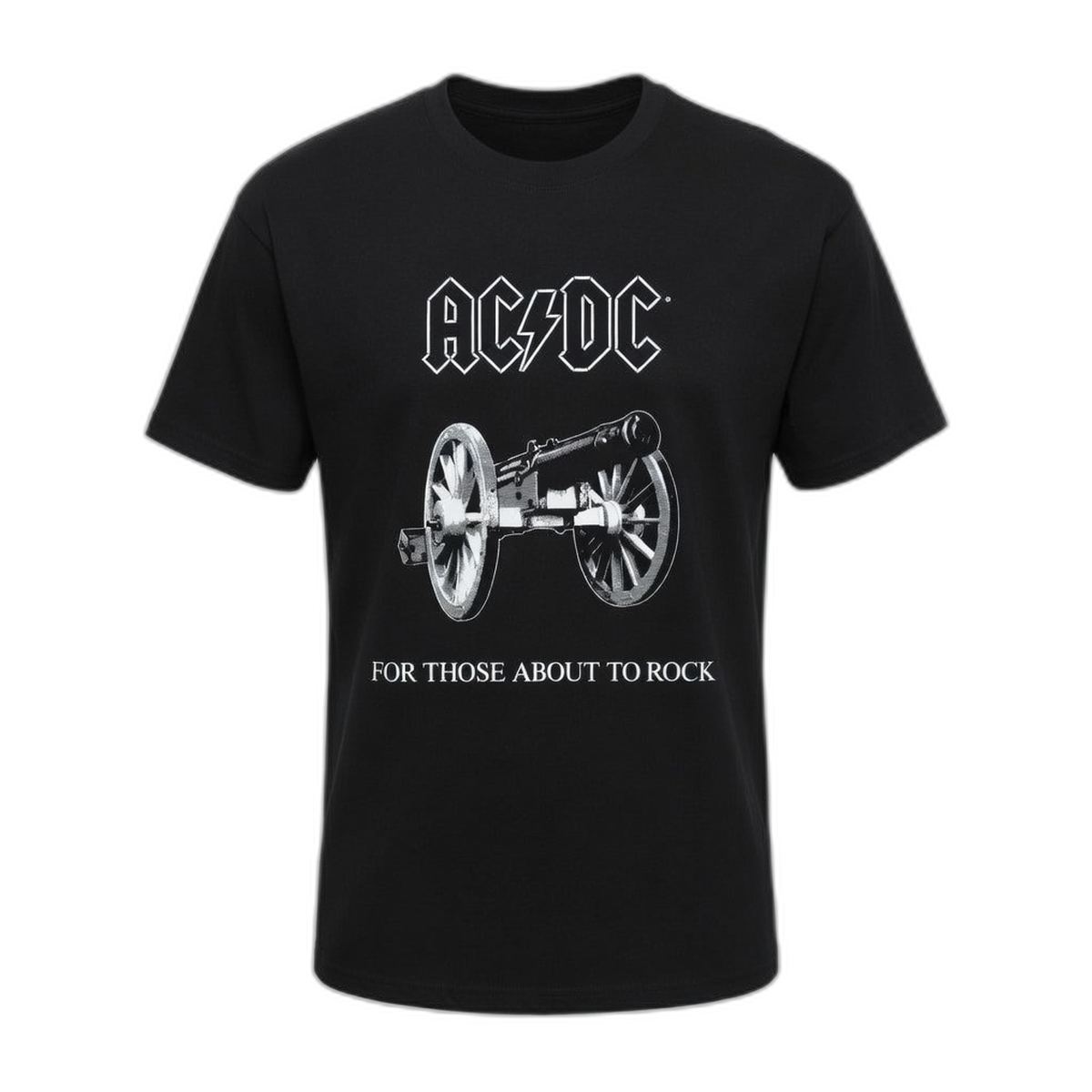 AC/DC About To Rock Statement T-Shirt – Black