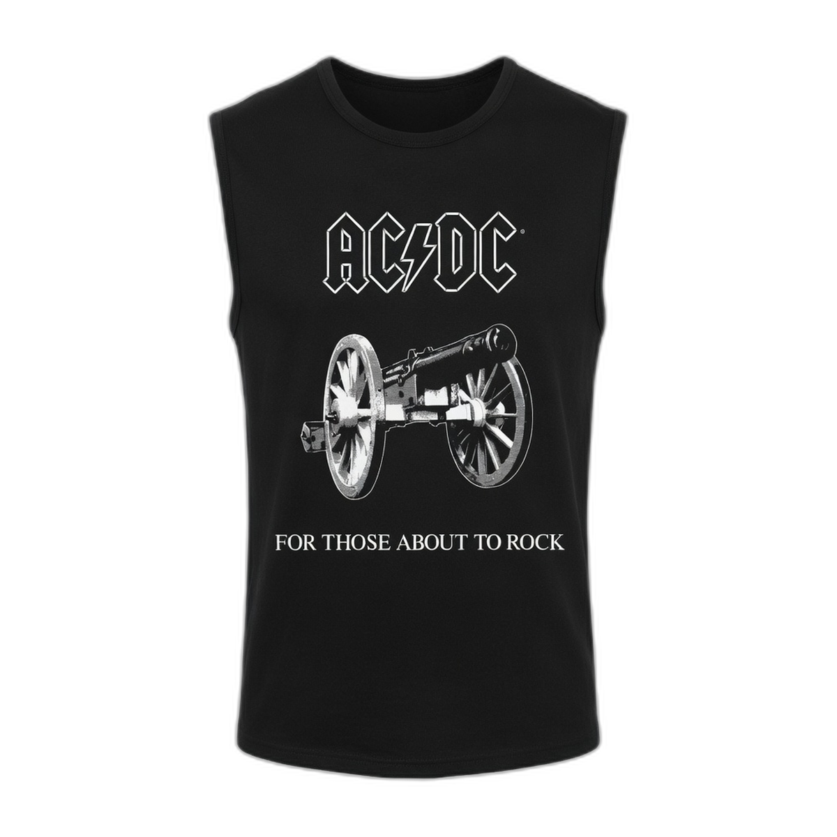 AC/DC For Those About To Rock Album Tank – Black