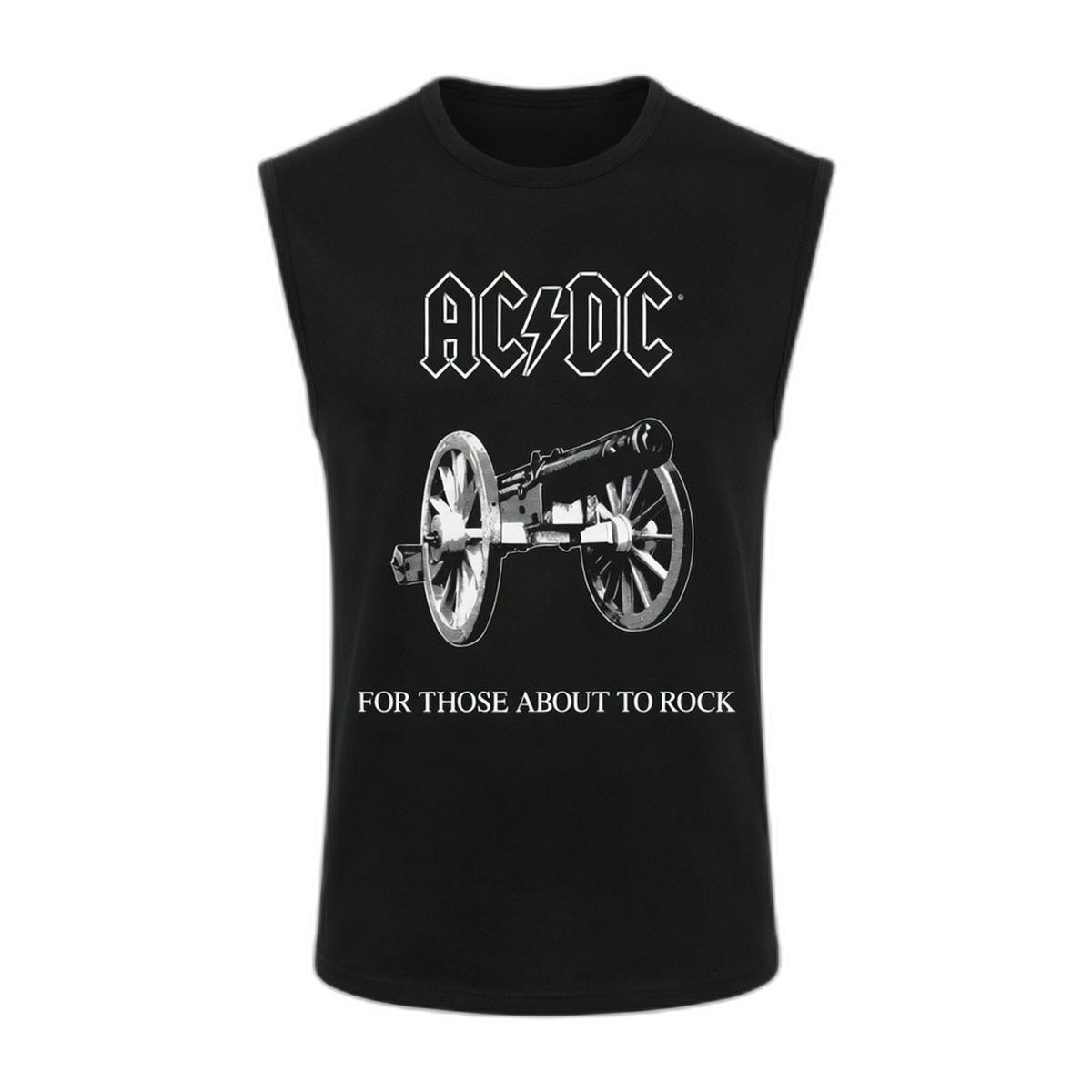 AC/DC For Those About To Rock Album Tank – Black