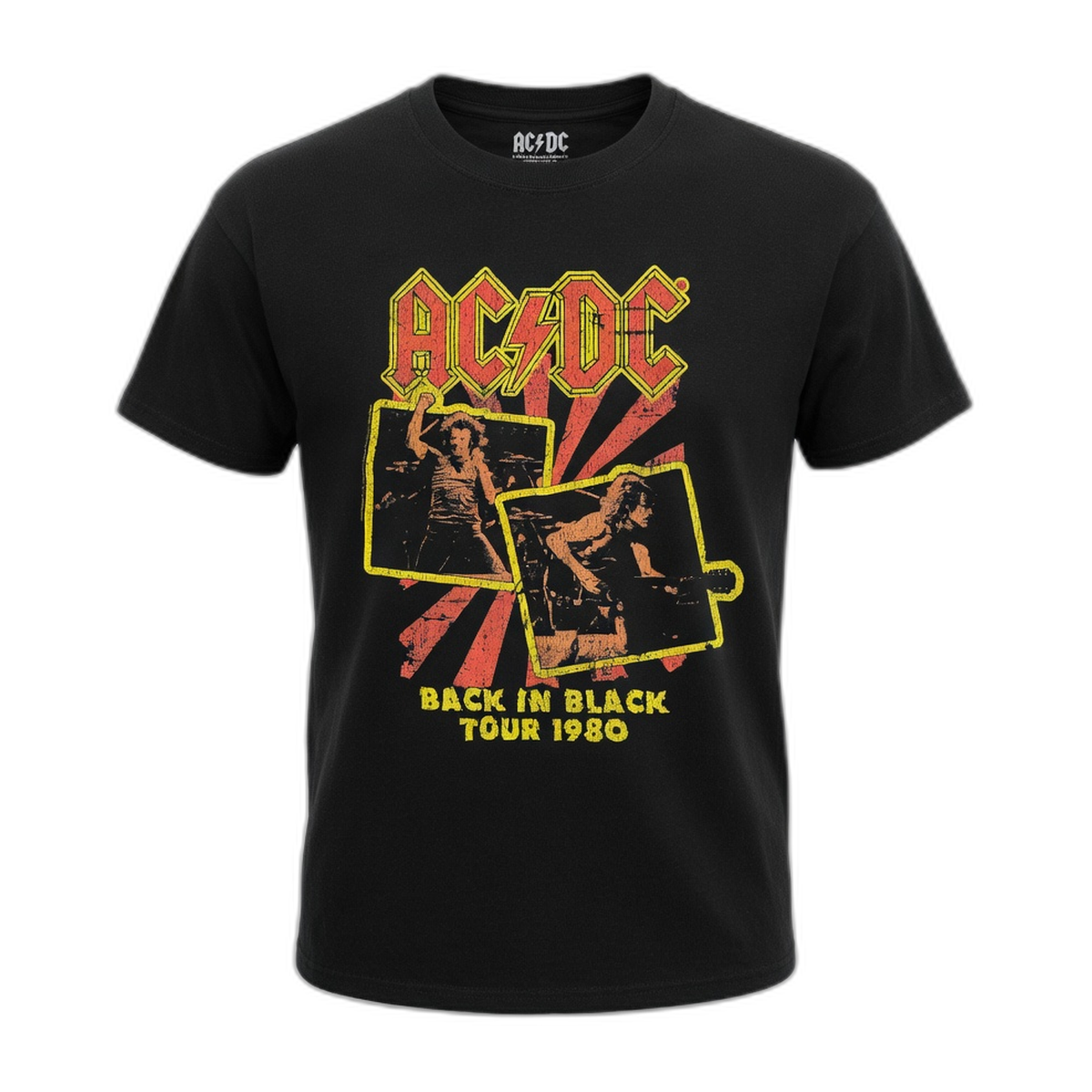AC/DC Angus & Brian 1980 Collector T-Shirt – Black Vintage