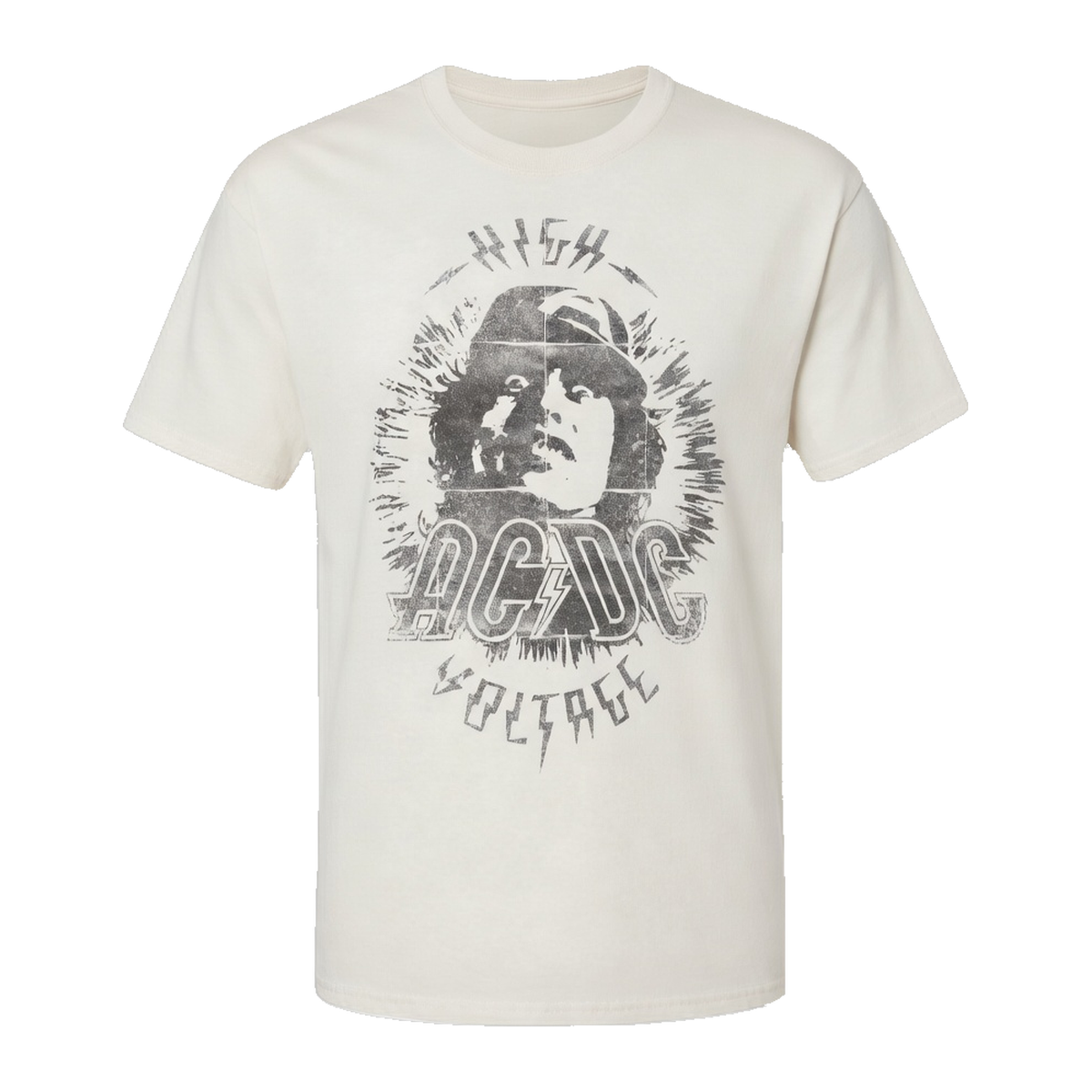 AC/DC High Voltage Album T-Shirt – White Vintage