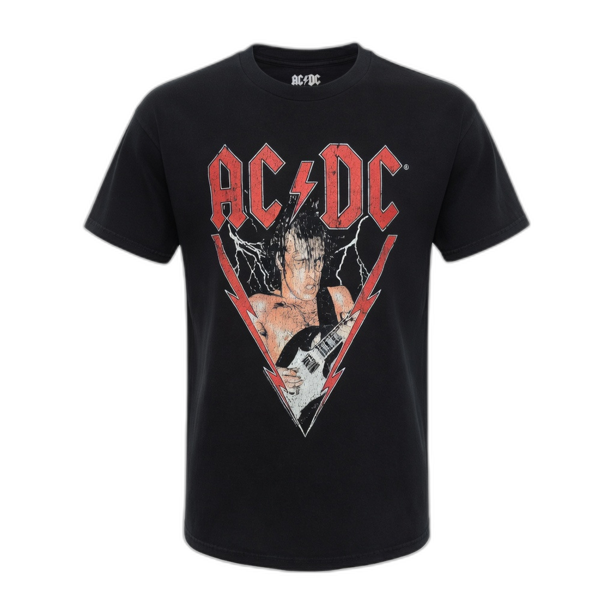 AC/DC Angus Live 1984 T-Shirt – Black Vintage
