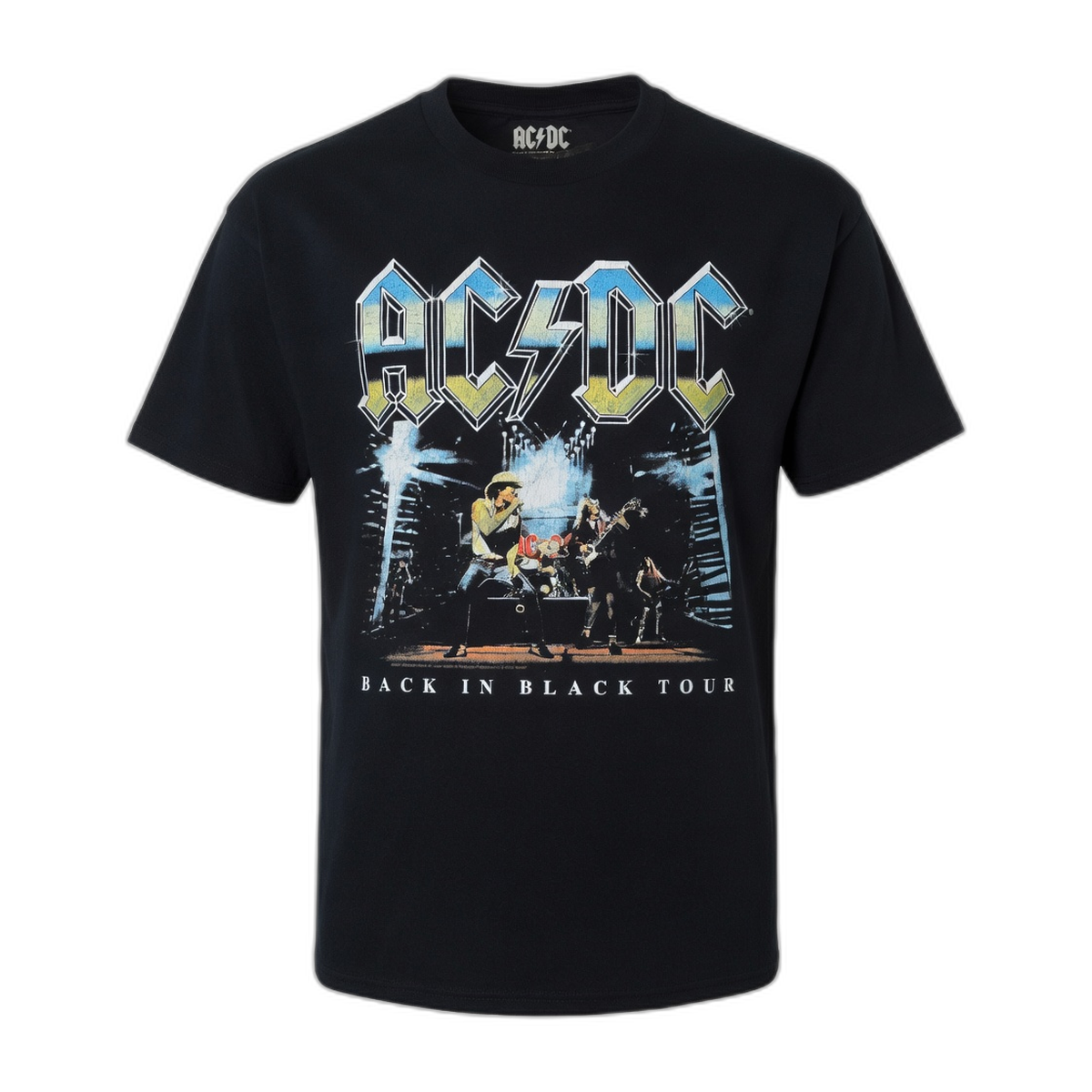 AC/DC Back in Black Onstage T-Shirt – Black