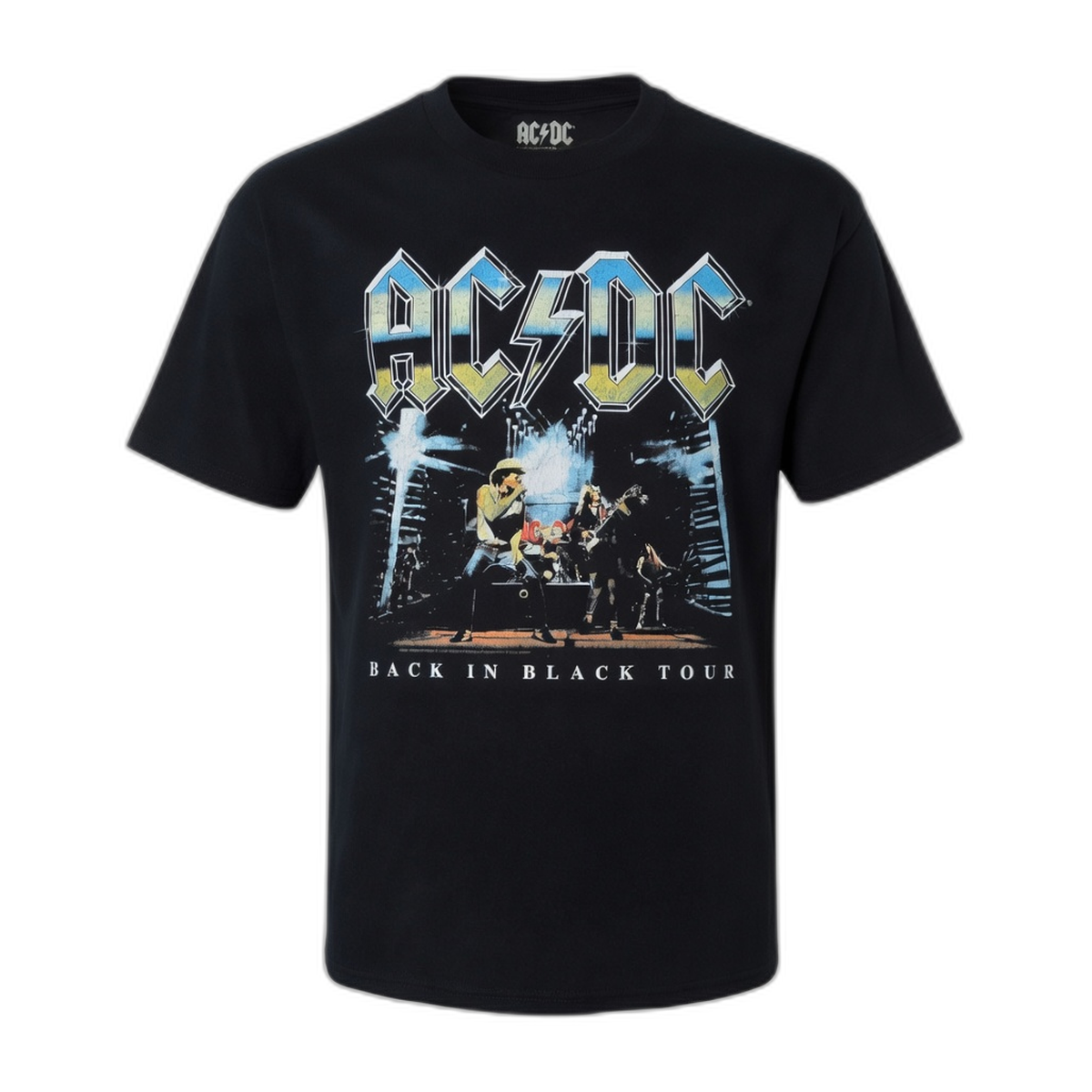 AC/DC Back in Black Onstage T-Shirt – Black
