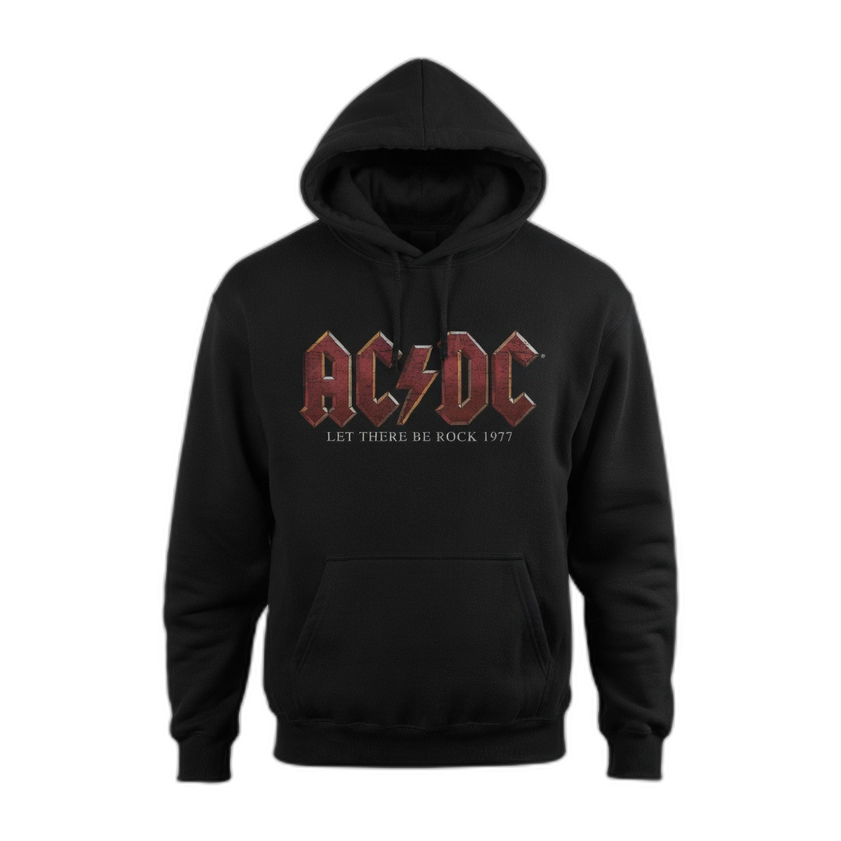 AC/DC Let There Be Rock 1977 Hoodie – Black