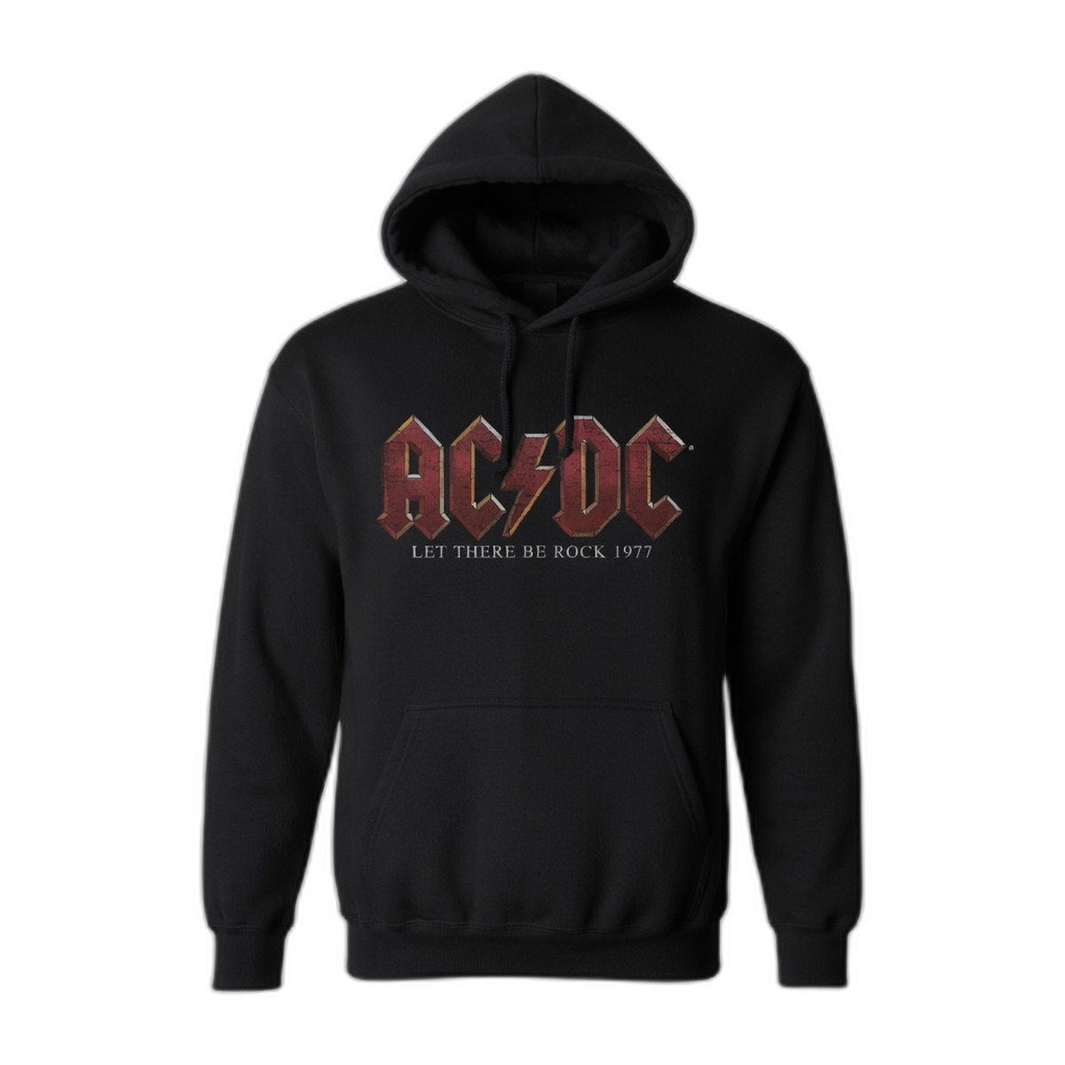 AC/DC Let There Be Rock 1977 Hoodie – Black