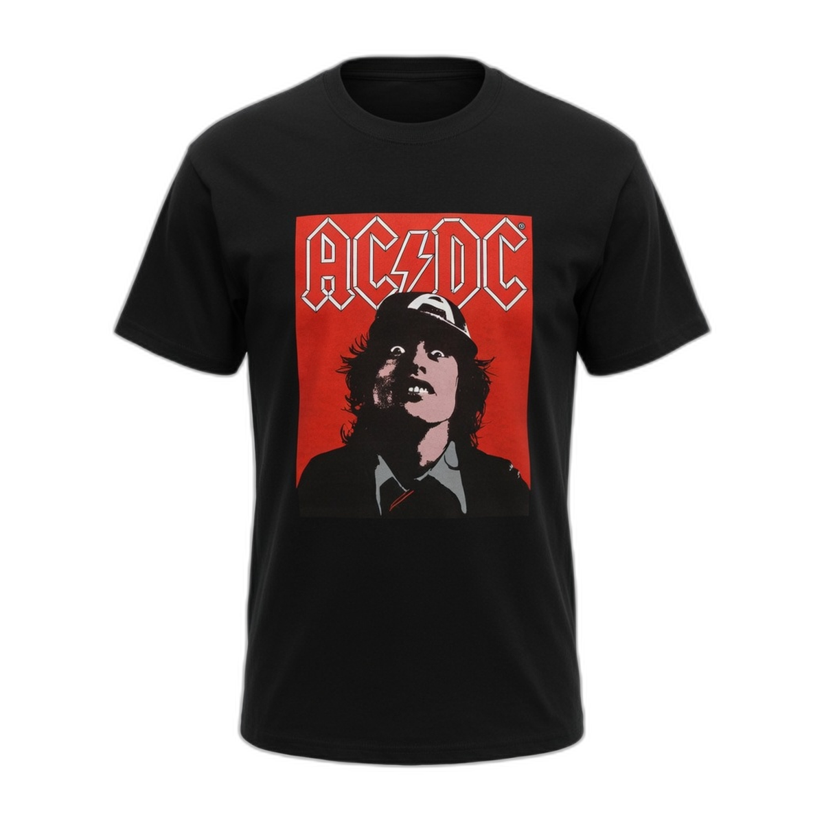 AC/DC Lock Up Logo T-Shirt – Black