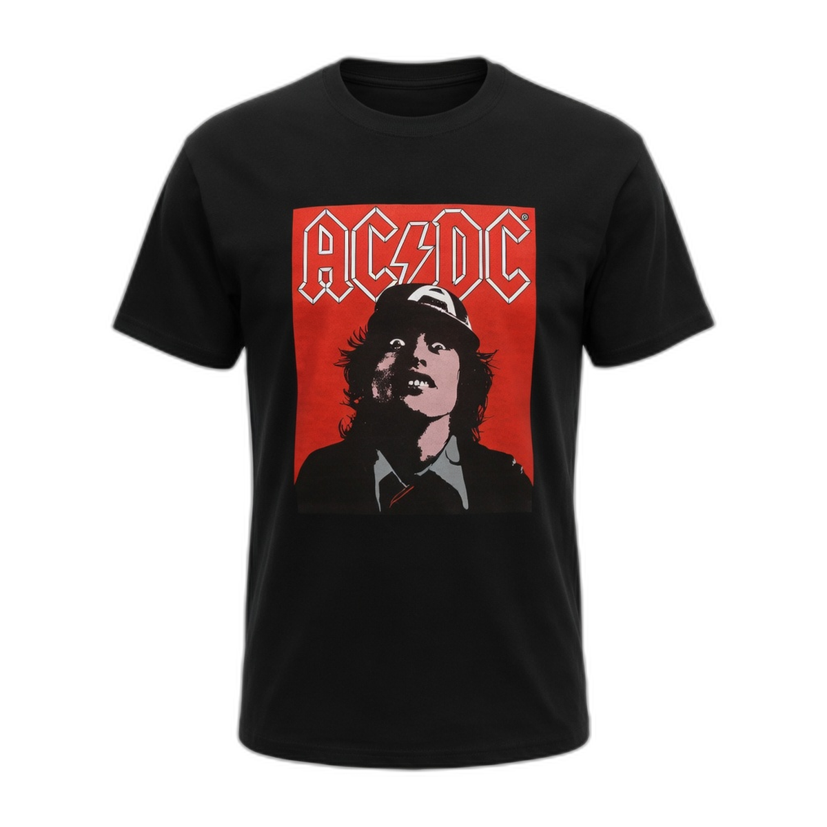 AC/DC Lock Up Logo T-Shirt – Black