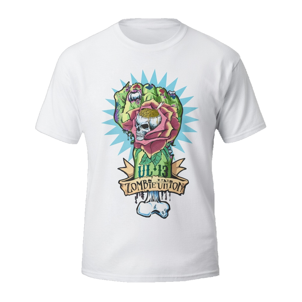 Alchemy England Zombie Union T-Shirt – White