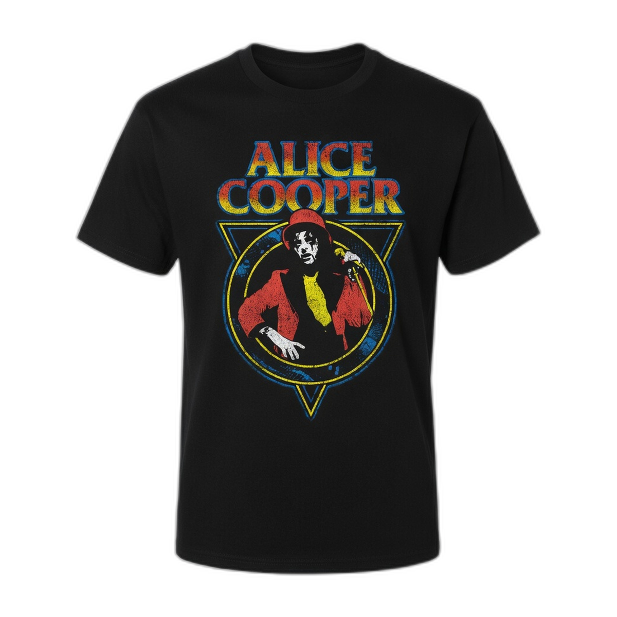 Alice Cooper Snakeskin T-Shirt – Black