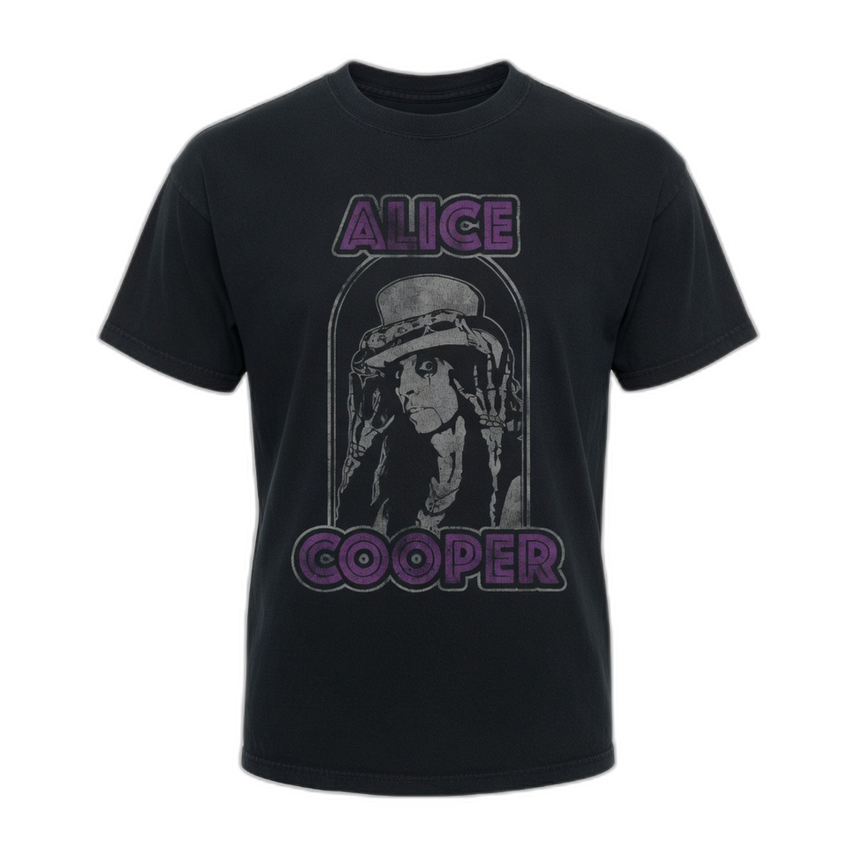 Alice Cooper Top Hat Vintage T-Shirt – Black Vintage