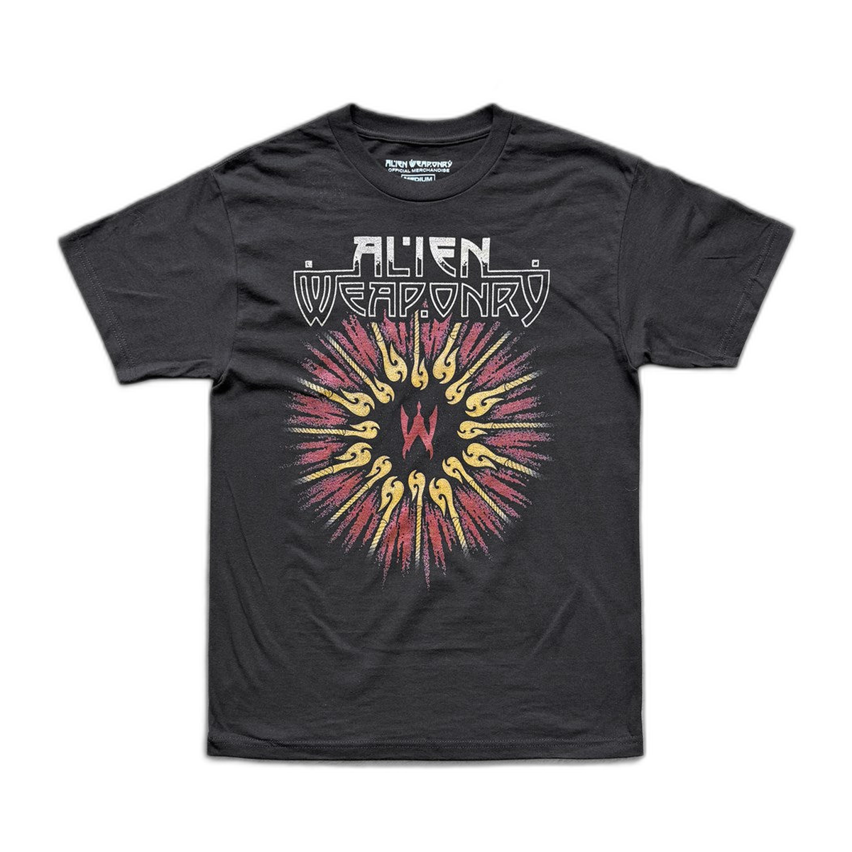 Alien Weaponry Radial Hooks T-Shirt – Black