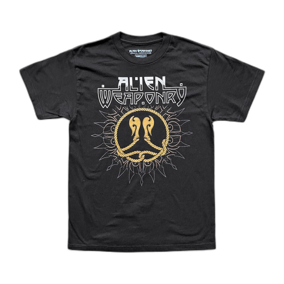 Alien Weaponry Sun Logo T-Shirt – Black