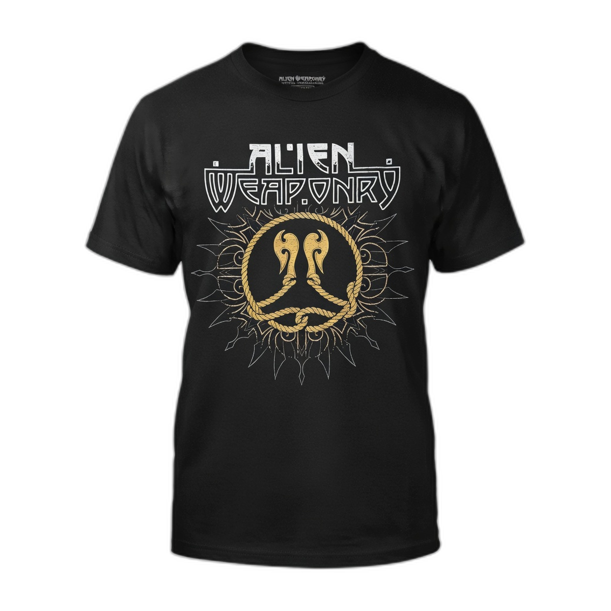 Alien Weaponry Sun Logo T-Shirt – Black