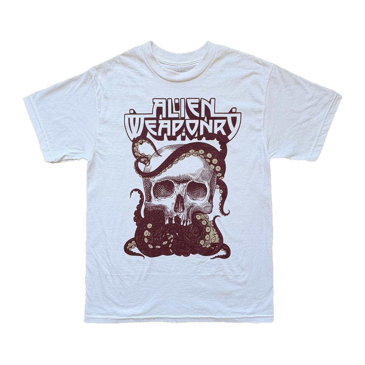 Alien Weaponry Tenta Skull T-Shirt – White