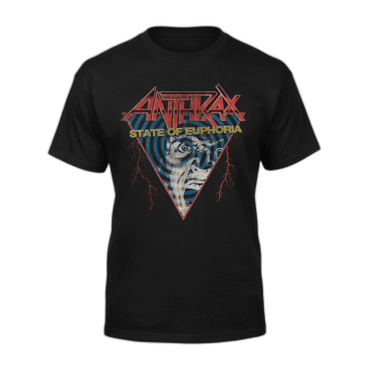 Anthrax Optical Euphoria T-Shirt – Black