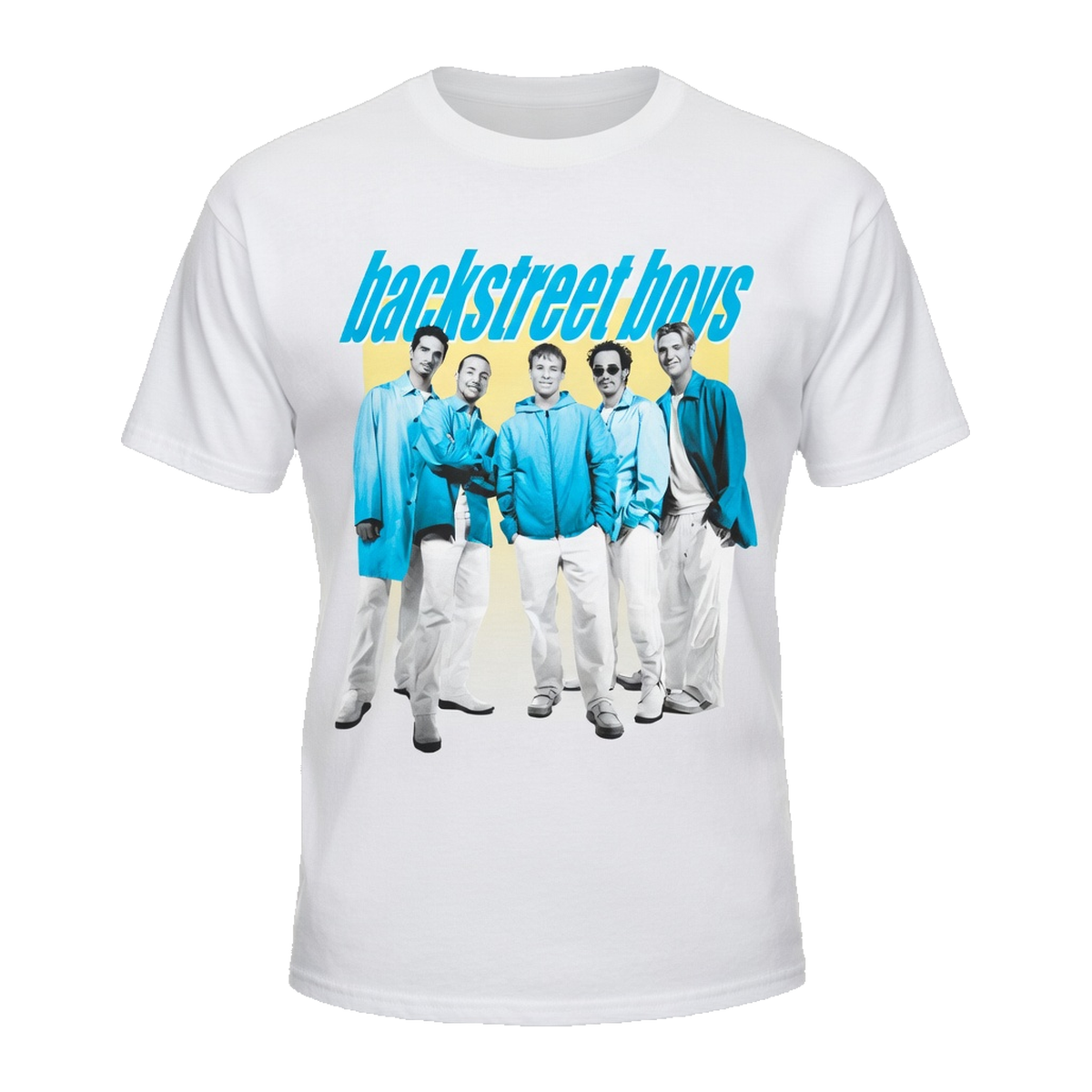 Backstreet Boys Blue Band T-Shirt – White
