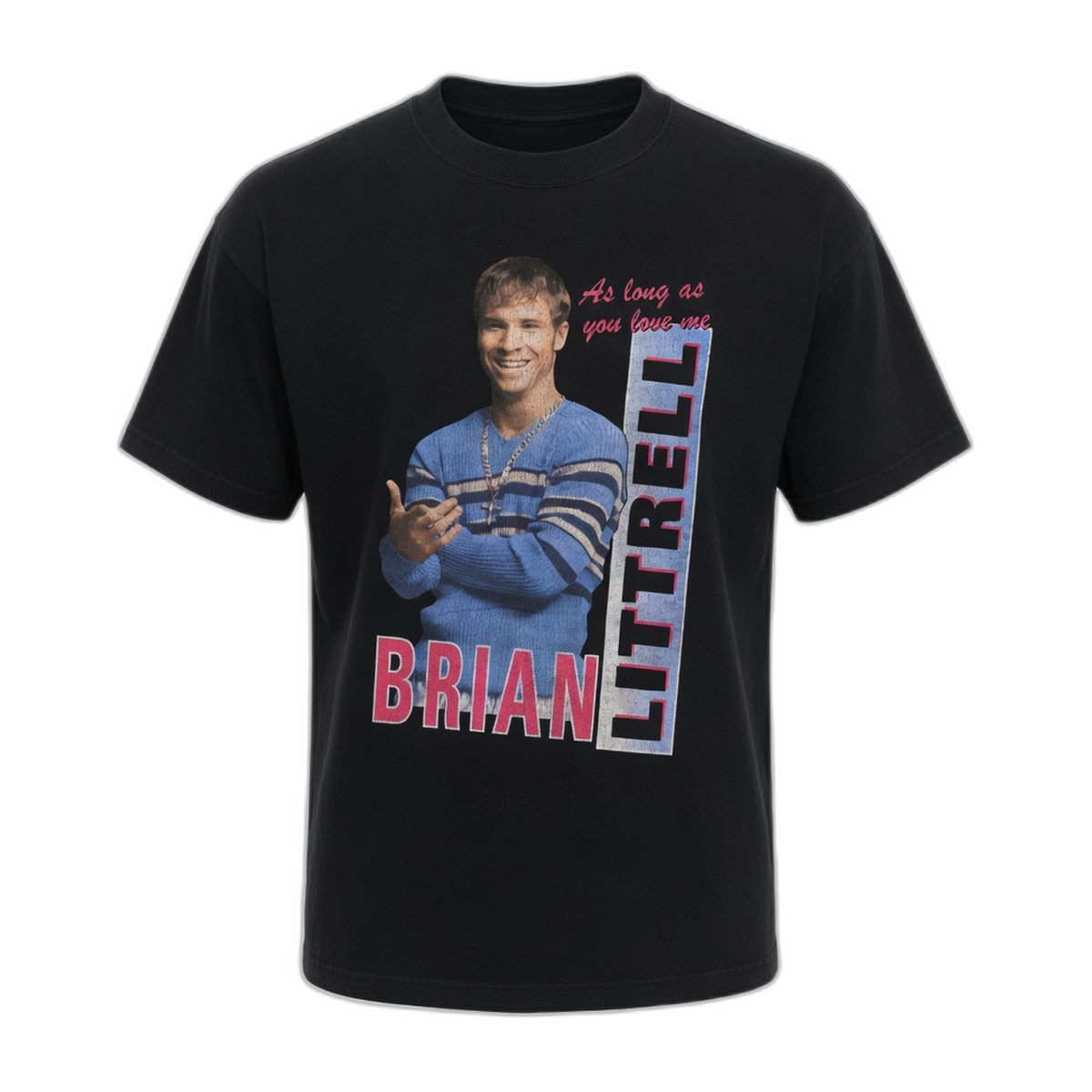 Backstreet Boys Brian Littrell Vintage T-Shirt – Black