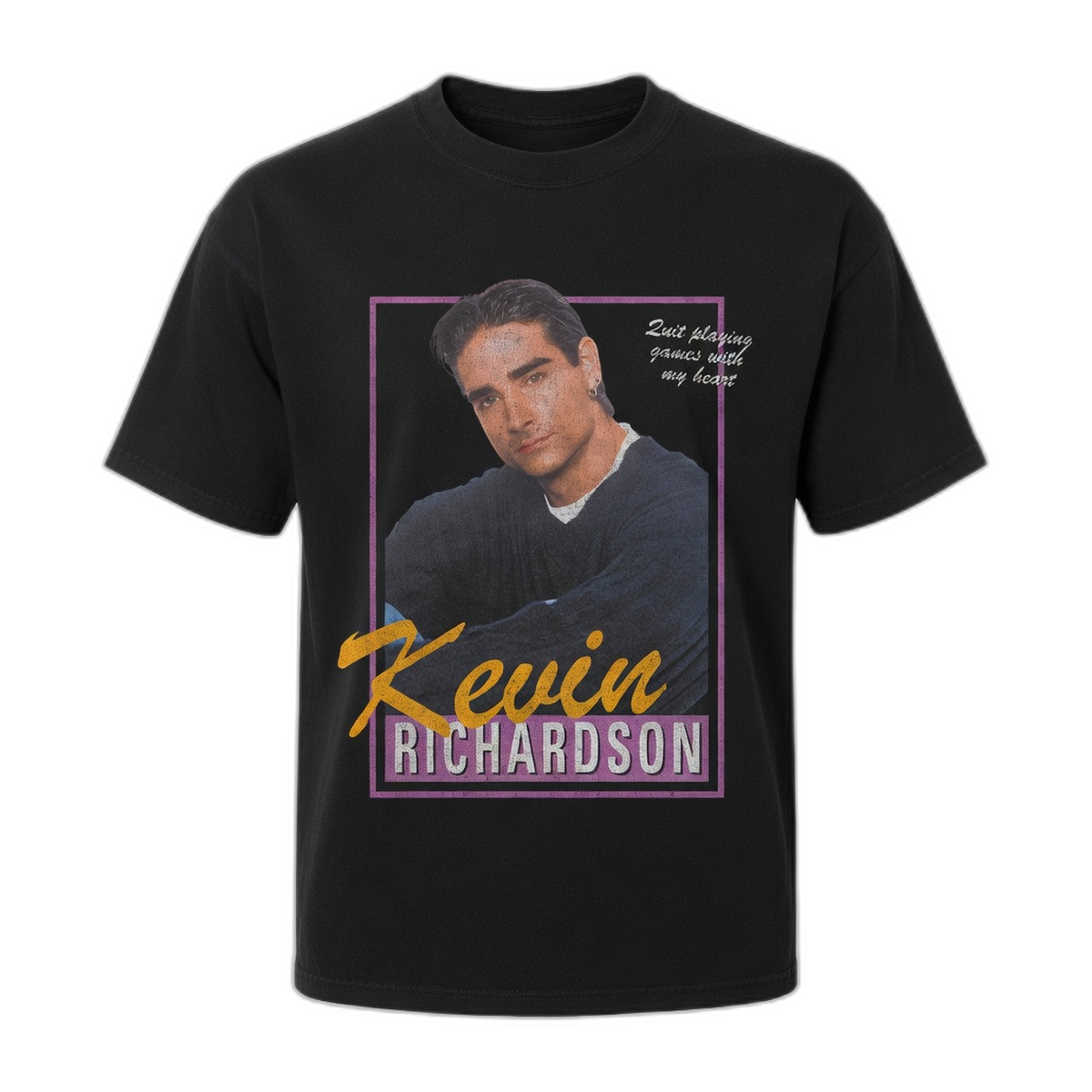 Backstreet Boys Kevin Richardson Vintage T-Shirt – Black