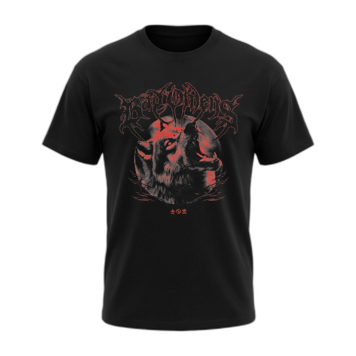 Bad Omens Wolf T-Shirt – Black