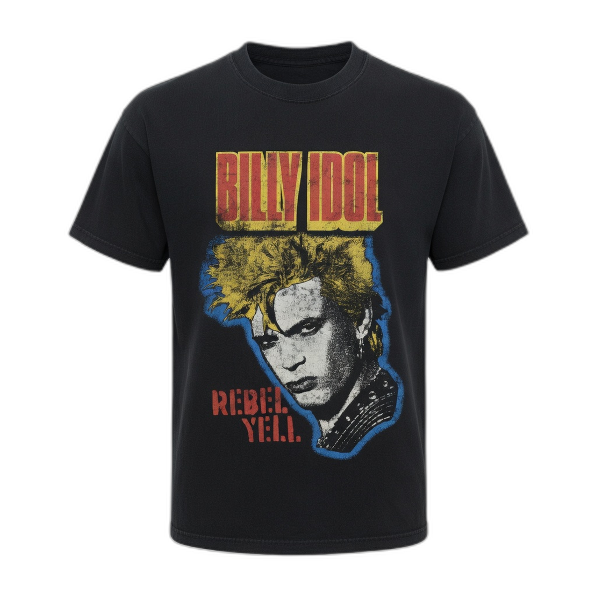 Billy Idol Rebel Yell Vintage T-Shirt – Black Vintage