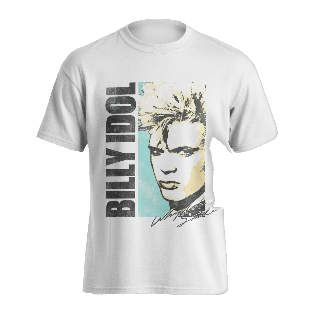 Billy Idol Whiplash Smile Album T-Shirt – White Vintage