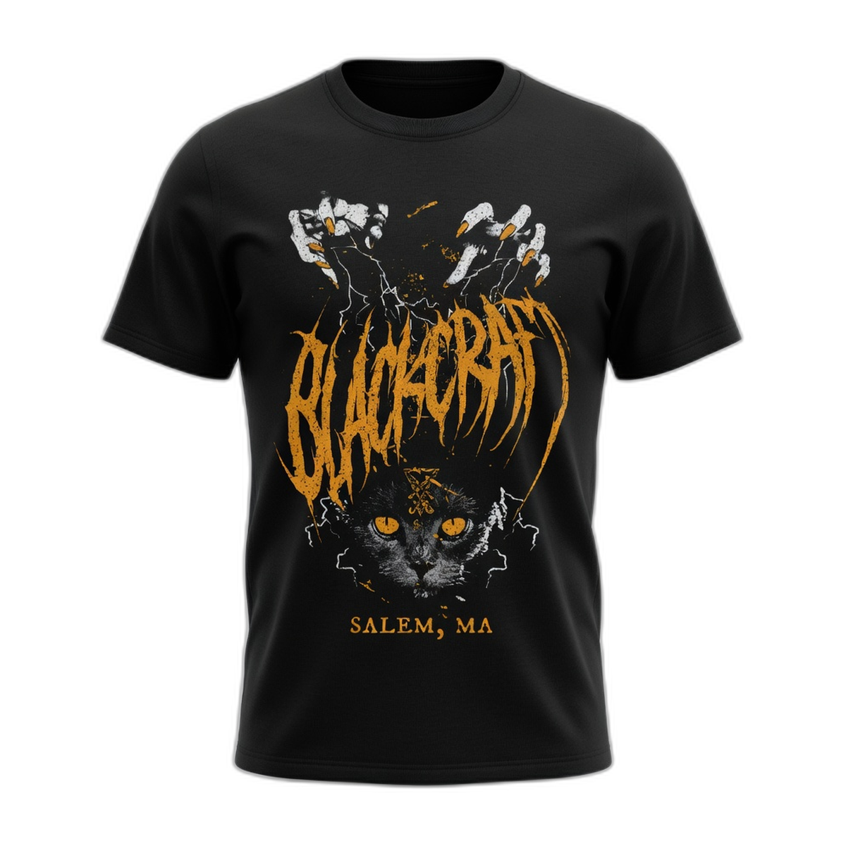 Blackcraft Binx Cat T-Shirt – Black