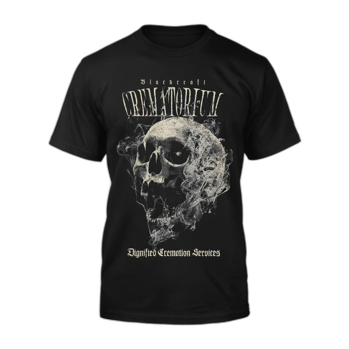 Blackcraft Crematorium Gothic T-Shirt – Black