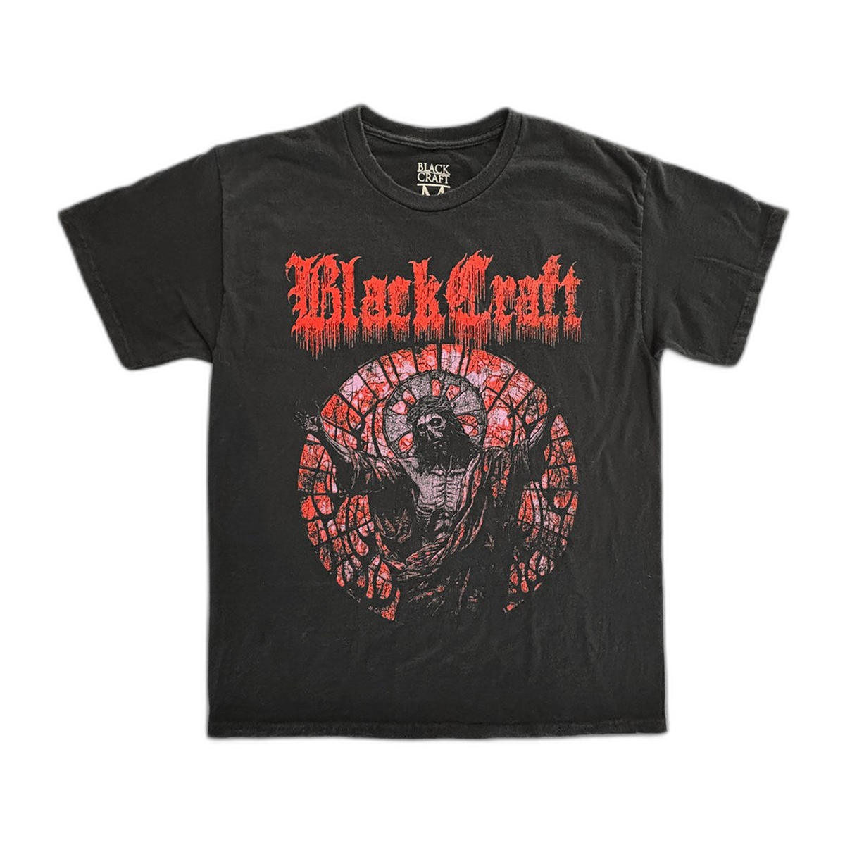 Blackcraft Stained Glass T-Shirt – Black Vintage