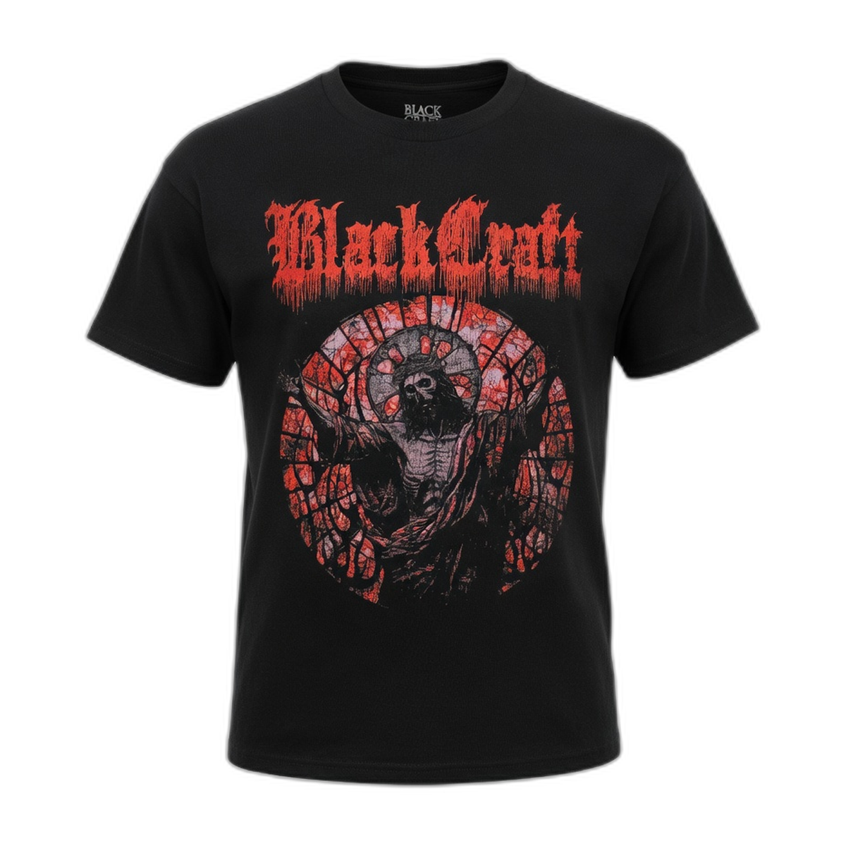 Blackcraft Stained Glass T-Shirt – Black Vintage