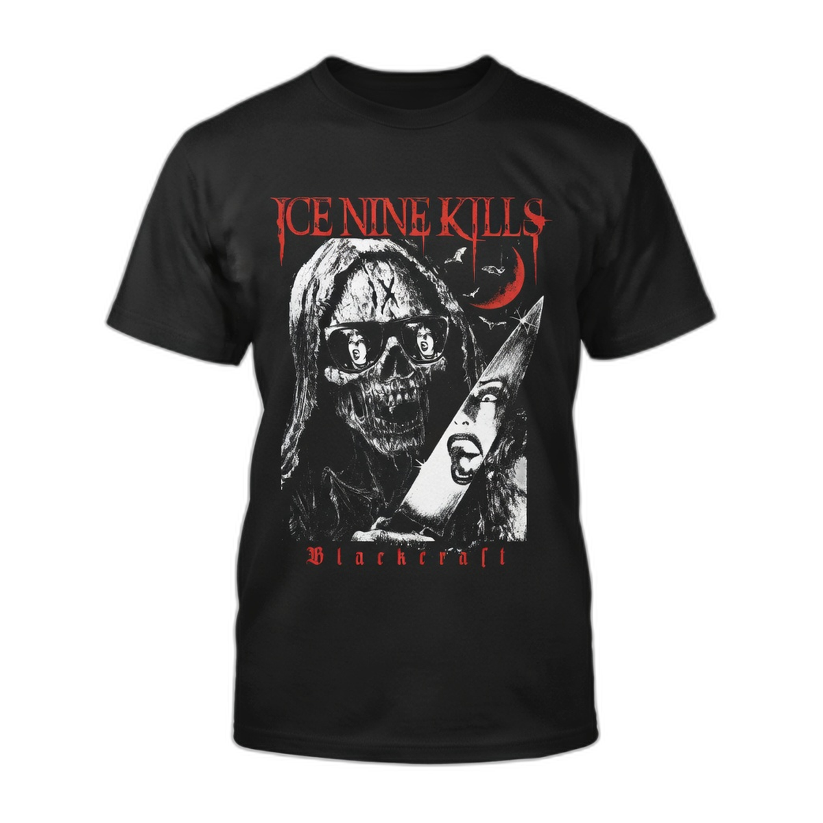 Blackcraft x Ice Nine Kills Reaper Knife T-Shirt – Black