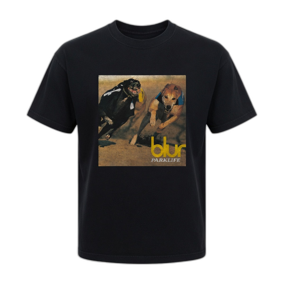 Blur Parklife Album T-Shirt – Black Vintage