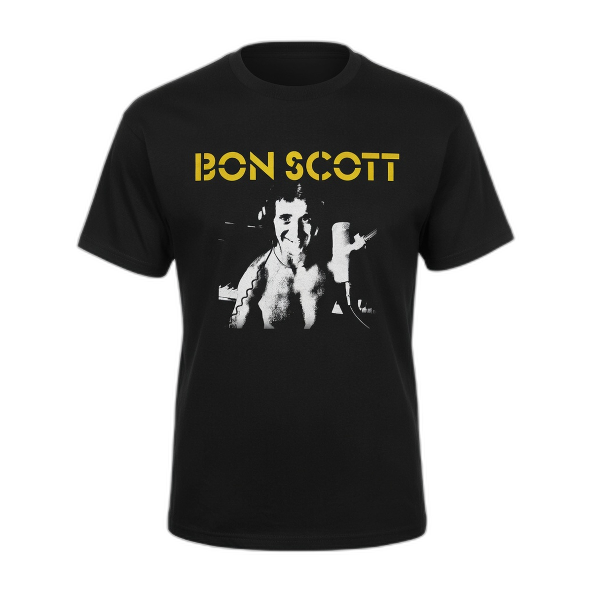 Bon Scott Studio Photo T-Shirt – Black