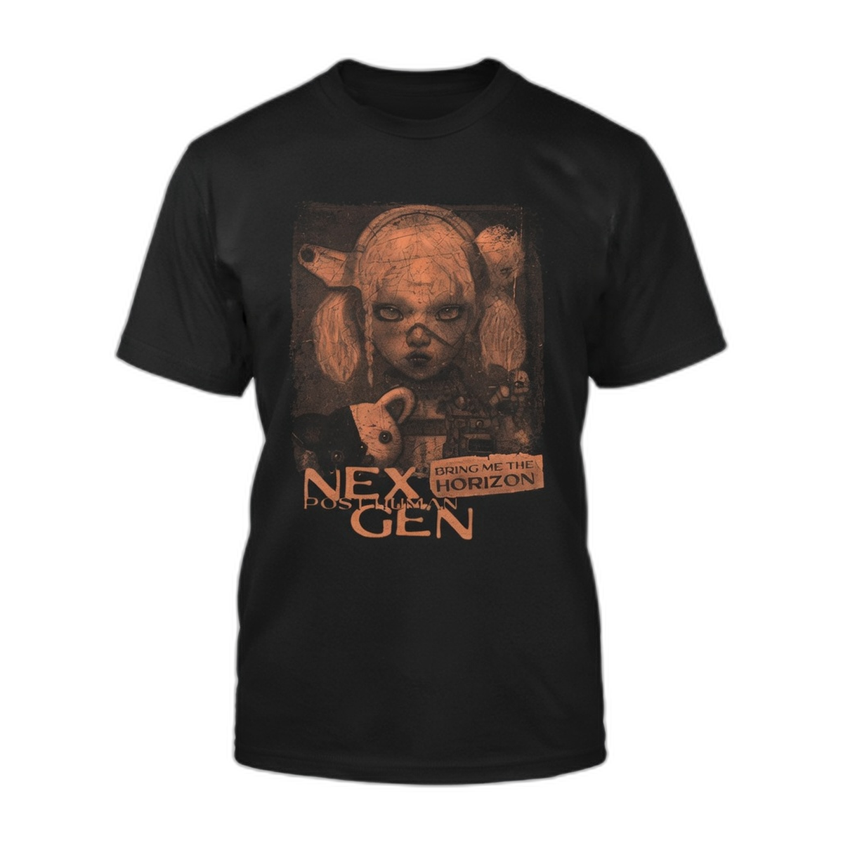 Bring Me The Horizon Next Gen Distress T-Shirt – Black
